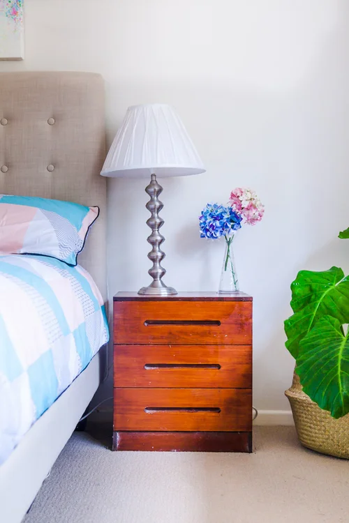 Mid century style bedside table online